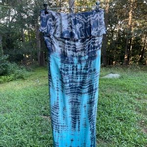 Gypsy 05  strapless maxi dress 100% silk